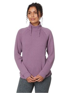 L.L.Bean Ridgeknit Crossneck Pullover S